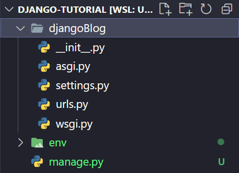 django new project restructure