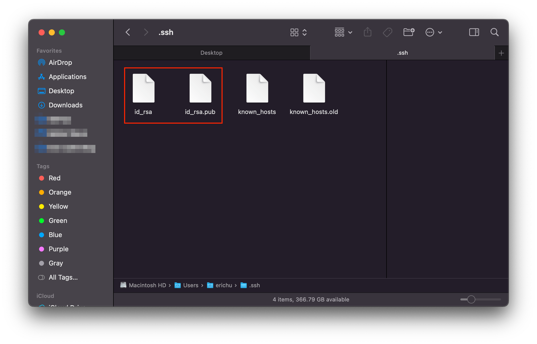 SSH Key pair