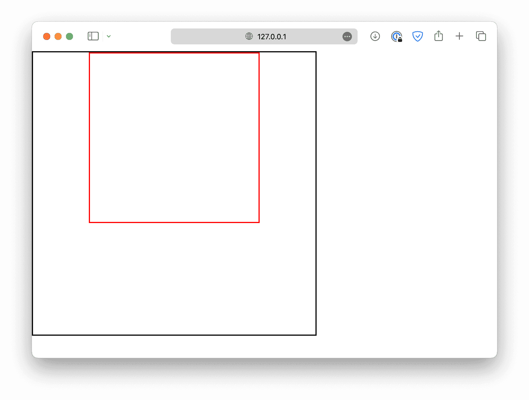 block centered horizontally