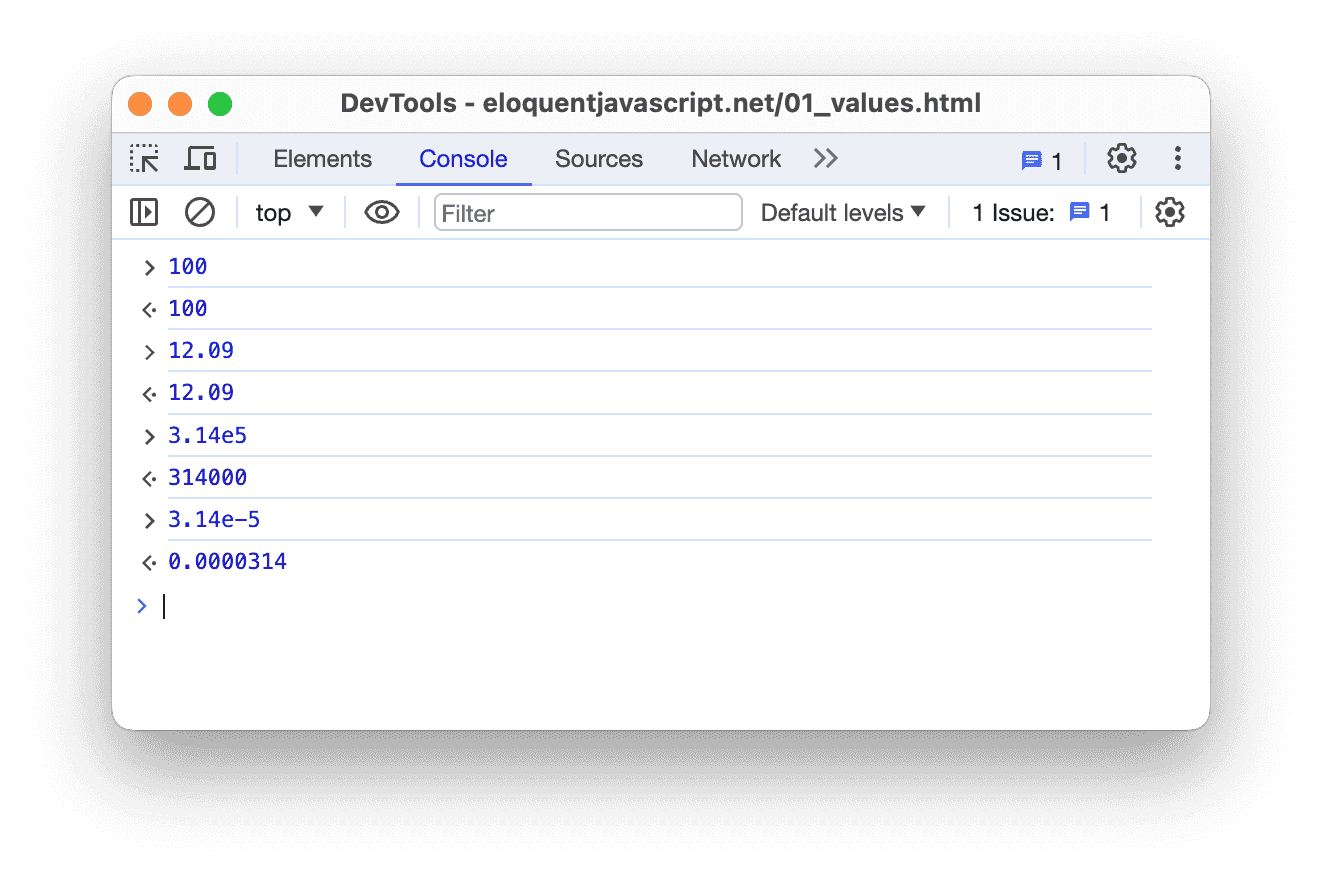 numbers in JavaScript