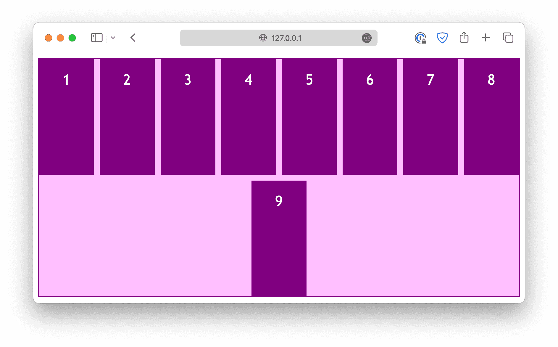 flex justify center row