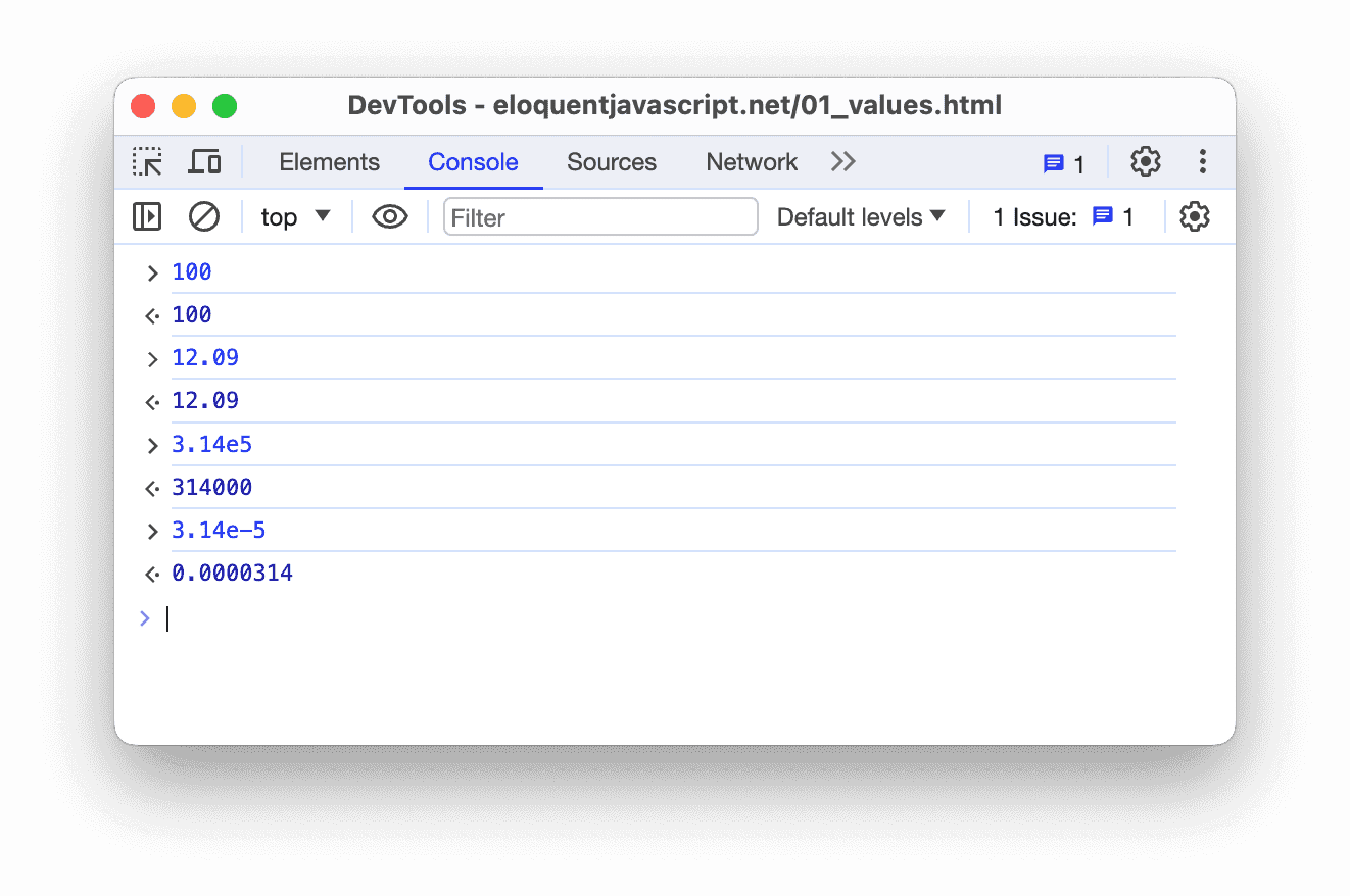 numbers in JavaScript