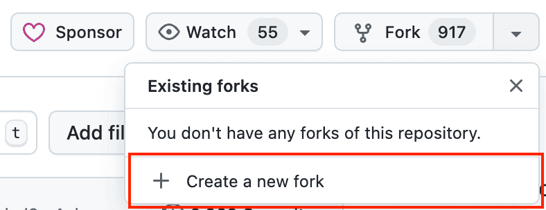 GitHub Fork